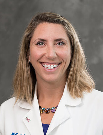 Portrait of Courtney Sutherland, MD, MBA, Family Medicine specialist at Kelsey-Seybold Clinic.