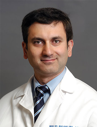 Portrait of Walid Baaklini, MD, Pulmonary Medicine and Sleep Medicine specialist at Kelsey-Seybold Clinic.