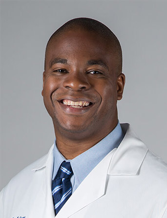 Portrait of Oladapo Alade, MD, Orthopedic Surgery and Orthopedics specialist at Kelsey-Seybold Clinic.