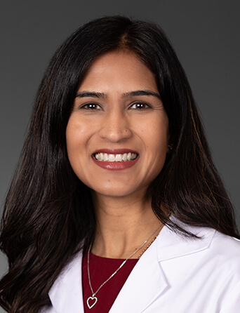 Portrait of Mona Sanghani, MD, Radiation Oncology specialist at Kelsey-Seybold Clinic.