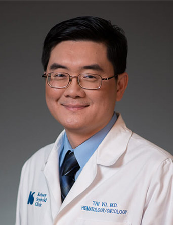 Portrait of Tri Vu, MD, Hematology/Oncology specialist at Kelsey-Seybold Clinic.