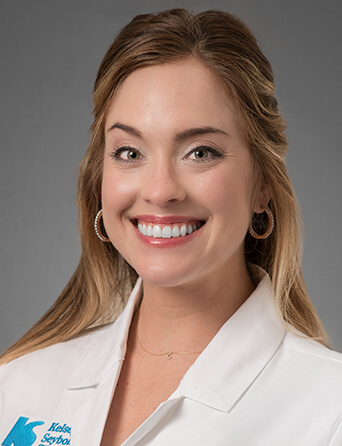 Portrait of Caitlin McNeill, PA-C, OB/GYN specialist at Kelsey-Seybold Clinic.