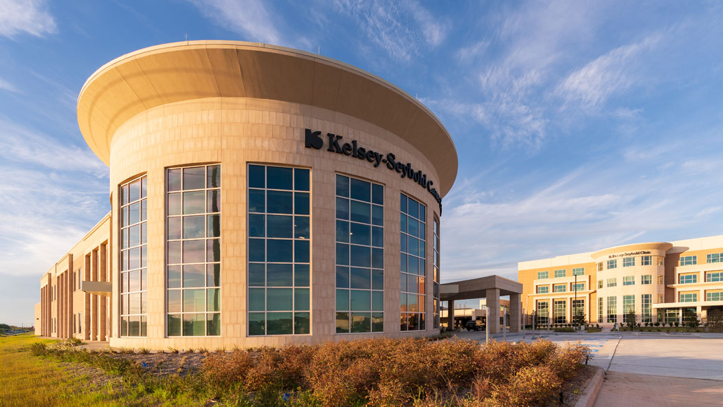 Front photo of the bay area campus in Houston, Texas