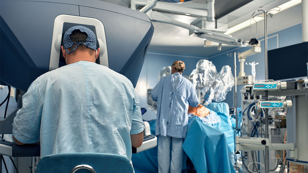 Surgery Da Vinci. Minimally invasive robotic surgery