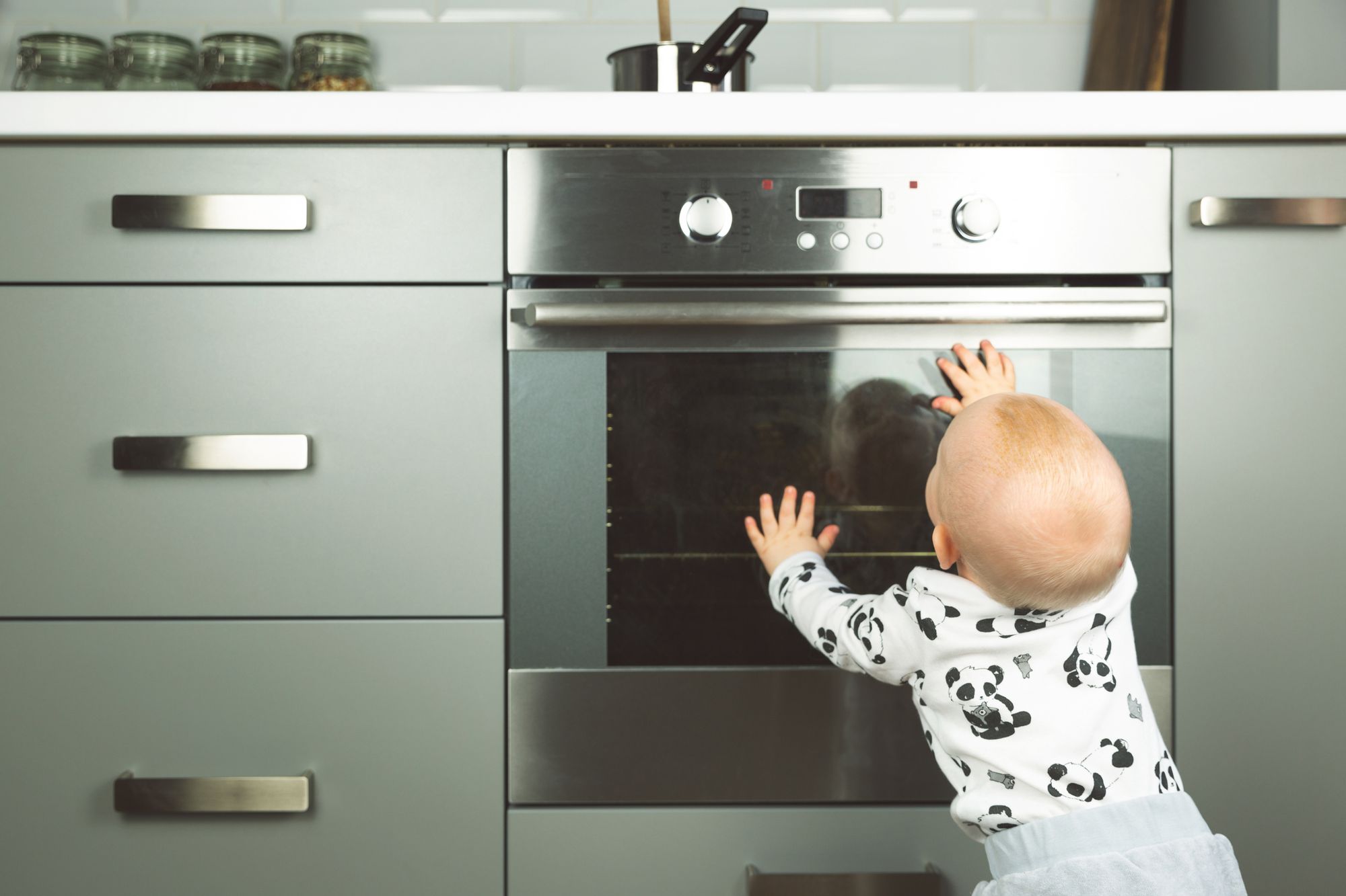 Child and Oven