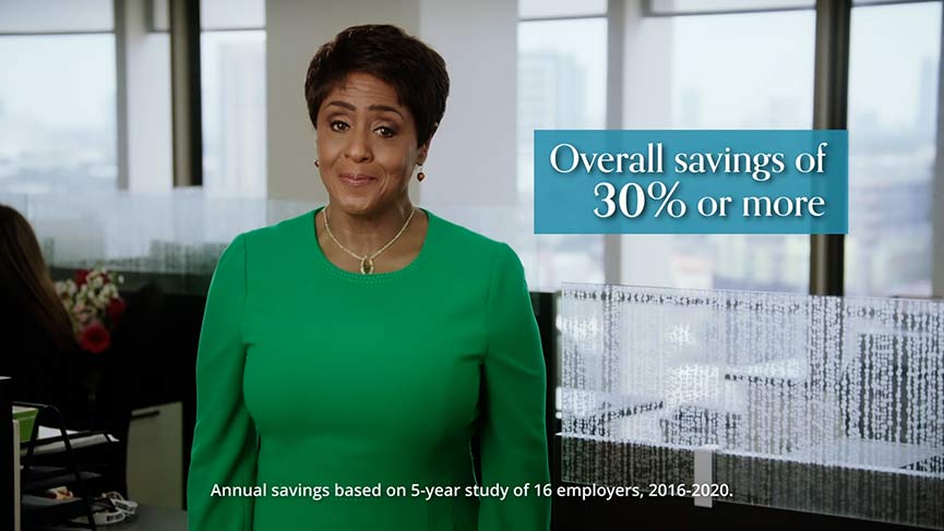 Overall Savings of 30 Percent or More