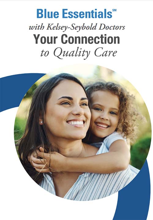 Thumbnail of a document titled "Blue Essentials with Kelsey-Seybold Doctors: Your connection to quality care."