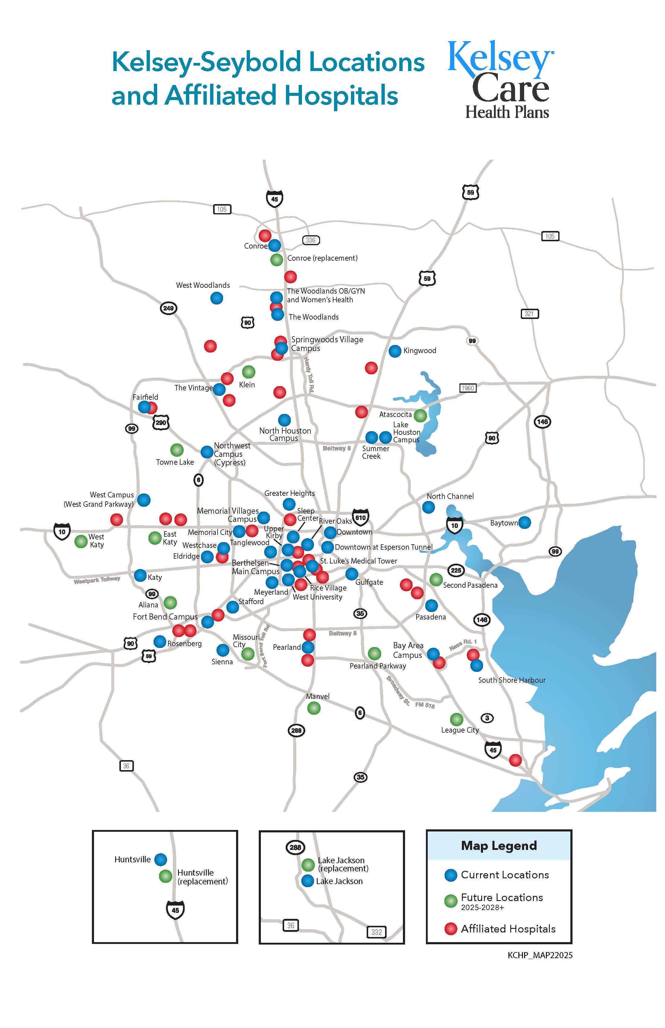 Kelsey-Seybold Locations Map