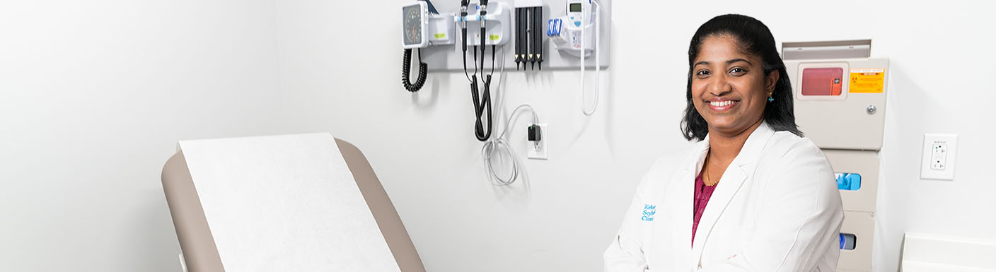 Surya Jacob, MD, FAAP, pediatrician at Kelsey-Seybold's Aliana Clinic.