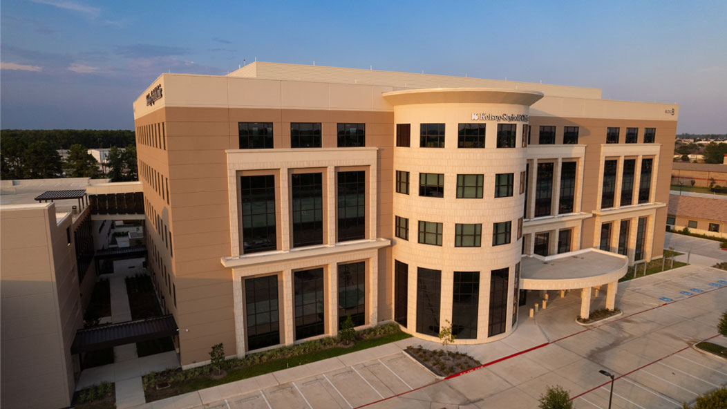 Lake Houston Clinic from aerial perspective