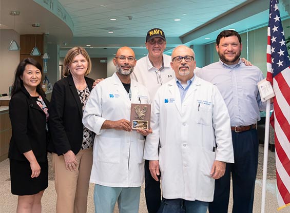 Fort Bend Campus Honored for Support of  Field of Honor Project