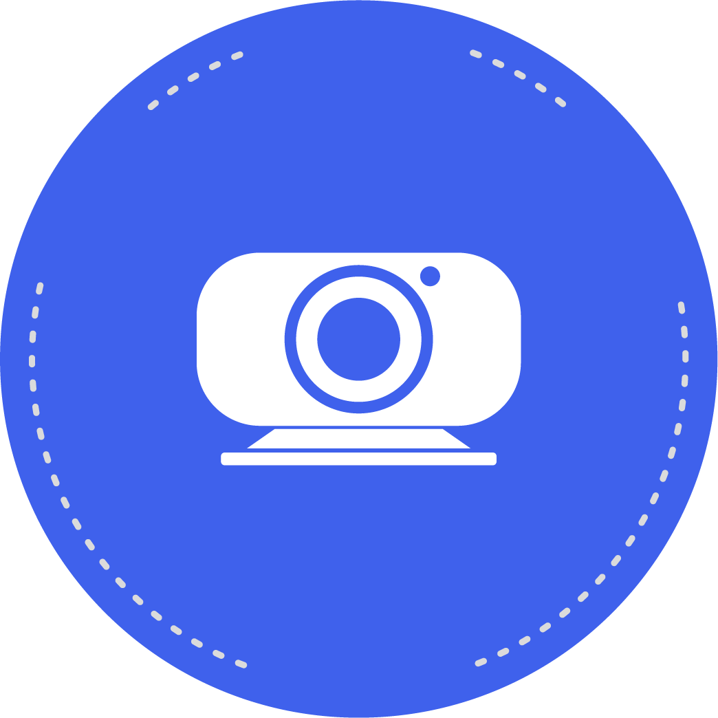 Webcam icon.