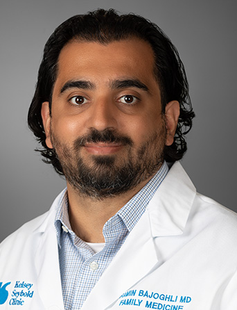 Portrait of Ramin Bajoghli, MD, Family Medicine specialist at Kelsey-Seybold Clinic.
