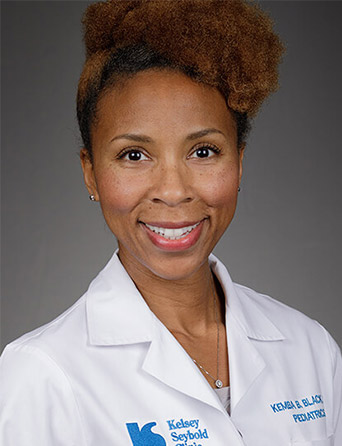 Headshot of Kemba Black, MD, FAAP, pediatrician at Kelsey-Seybold Clinic.