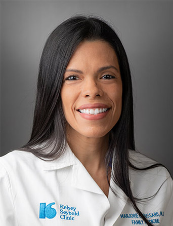 Portrait of Marjorie Broussard, MD, Family Medicine specialist at Kelsey-Seybold Clinic.
