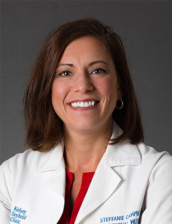 Headshot of Steffanie Campbell, MD, FACP, internist at Kelsey-Seybold Clinic.