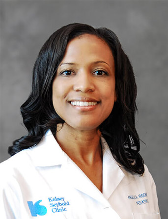 Headshot of Angelica Higgins, MD, FAAP, pediatrician at Kelsey-Seybold Clinic.
