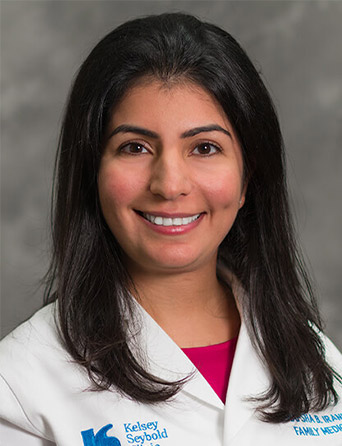 Portrait of Benafsha Irani, DO, Family Medicine specialist at Kelsey-Seybold Clinic.