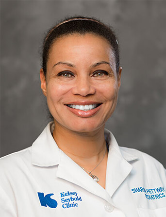 Portrait of Sharon Pettway, MD, Pediatrics specialist at Kelsey-Seybold Clinic.