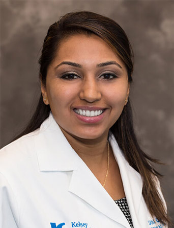 Portrait of Sanah Ali, MD, Hospitalist at Kelsey-Seybold Clinic.