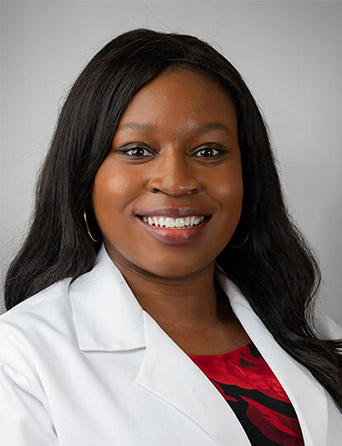 Portrait of Yetunde Sokunbi, MD, FAAFP, Family Medicine specialist at Kelsey-Seybold Clinic.