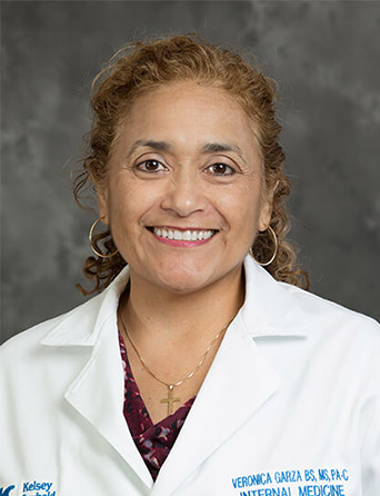 Portrait of Veronica Garza, PA-C, Internal Medicine specialist at Kelsey-Seybold Clinic.
