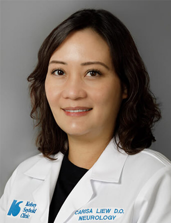 Portrait of Carisa Liew, DO, Neurology specialist at Kelsey-Seybold Clinic.