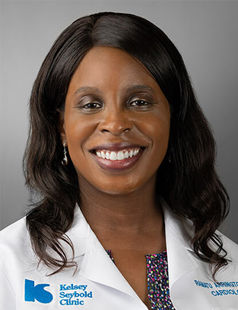 Portrait of Ramatu Arrington, PA-C, Cardiology specialist at Kelsey-Seybold Clinic.