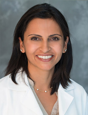 Portrait of Nadya Alibhai, DO, MPH, Internal Medicine specialist at Kelsey-Seybold Clinic.