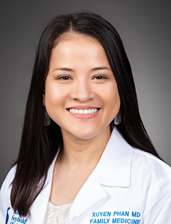 Portrait of Xuyen Phan, MD, Family Medicine specialist at Kelsey-Seybold Clinic.