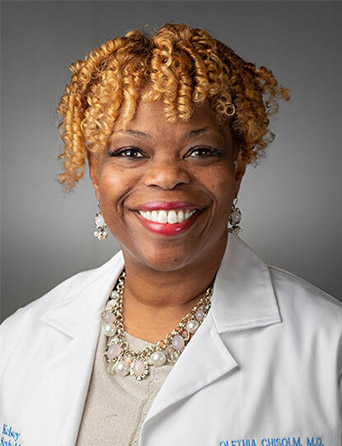 Portrait of Olethia Chisolm, MD, Internal Medicine specialist at Kelsey-Seybold Clinic.
