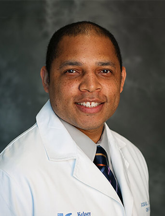 Portrait of Joshua Udoetuk, MD, Ophthalmology specialist at Kelsey-Seybold Clinic.