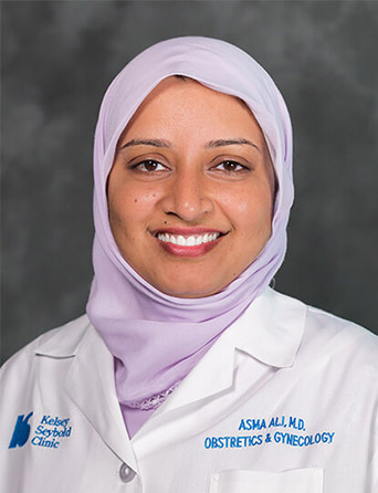 Portrait of Asma Ali, MD, Gynecology and OB/GYN specialist at Kelsey-Seybold Clinic.