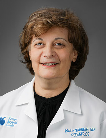 Portrait of Roula Sabbagh, MD, FAAP, Pediatrics specialist at Kelsey-Seybold Clinic.