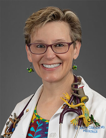 Portrait of Carolyn Carlson, PhD, MD, FAAP, Pediatrics specialist at Kelsey-Seybold Clinic.