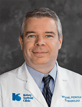 Portrait of Michael Pedrosa, MD, Radiology specialist at Kelsey-Seybold Clinic.