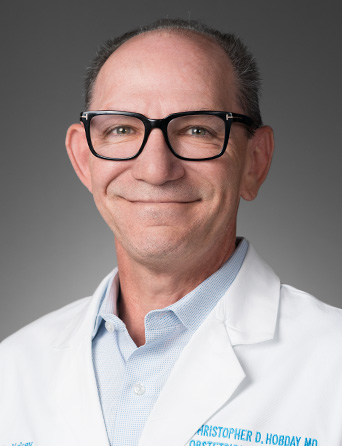 Portrait of Christopher Hobday, MD, OB/GYN specialist at Kelsey-Seybold Clinic.