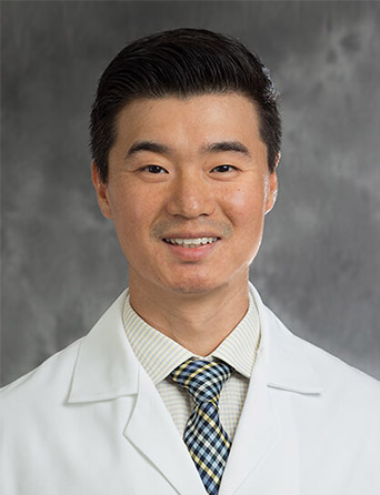 Headshot of Steve Kim, DO Physical Medicine and Rehabilitation specialist at Kelsey-Seybold Clinic.