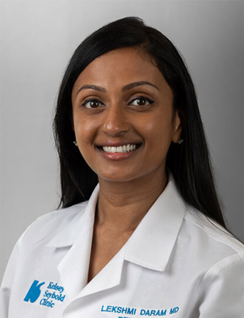 Headshot of Lekshmi Daram, MD, pediatrician at Kelsey-Seybold Clinic.