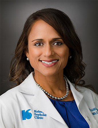 Portrait of Chandra Chaudhuri, MD, Family Medicine specialist at Kelsey-Seybold Clinic.