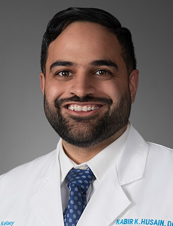 Portrait of Kabir Husain, DO, Gastroenterology specialist at Kelsey-Seybold Clinic.