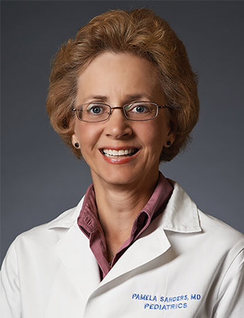 Portrait of Pamela Sanders, MD, FAAP, Pediatrics specialist at Kelsey-Seybold Clinic.