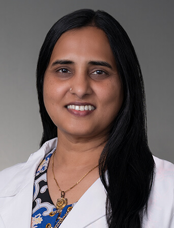 Headshot of Saraswathi Jampala, MD, internal medicine specialist at Kelsey-Seybold Clinic.