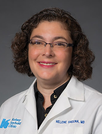 Headshot of Helene Sheena, pediatrician at Kelsey-Seybold Clinic.