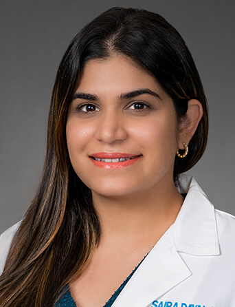 Portrait of Saira Dayal, MBBS, Internal Medicine specialist at Kelsey-Seybold Clinic.