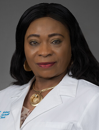 Portrait of Chidinma Okere-Mbawuike, FNP, Internal Medicine specialist at Kelsey-Seybold Clinic.