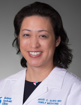 Portrait of Angie Sung, MD, Family Medicine specialist at Kelsey-Seybold Clinic.