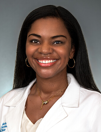 Headshot of LaQuinta Metoyer, PA, internal medicine specialist at Kelsey-Seybold Clinic.