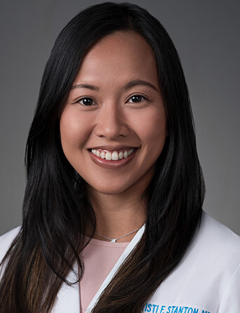Portrait of Kristi Fu Stanton, MD, OB/GYN specialist at Kelsey-Seybold Clinic.