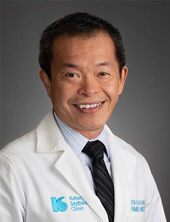 Portrait of Son Hoang, MD, Family Medicine specialist at Kelsey-Seybold Clinic.